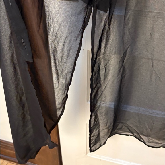 Gottex Black Sheer Button up Cardigan - Picture 5 of 7